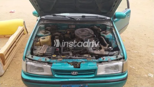 هيونداي اكسيل 1996 أخضر مستعملة للبيع - 4