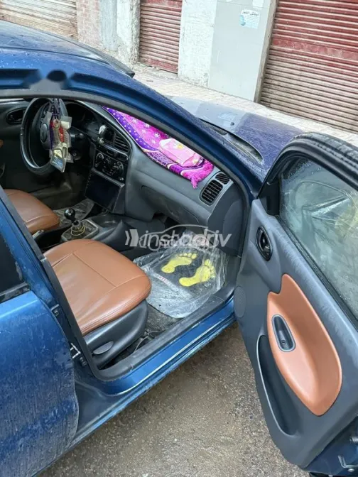 دايو لانوس 1997 أزرق مستعملة للبيع - 5