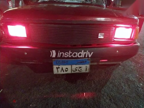 فيات 127 1990 أحمر مستعملة للبيع - 1