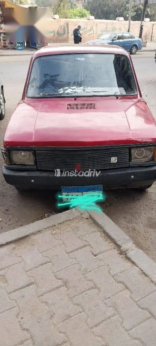 فيات 127 1990 أحمر مستعملة للبيع - 2