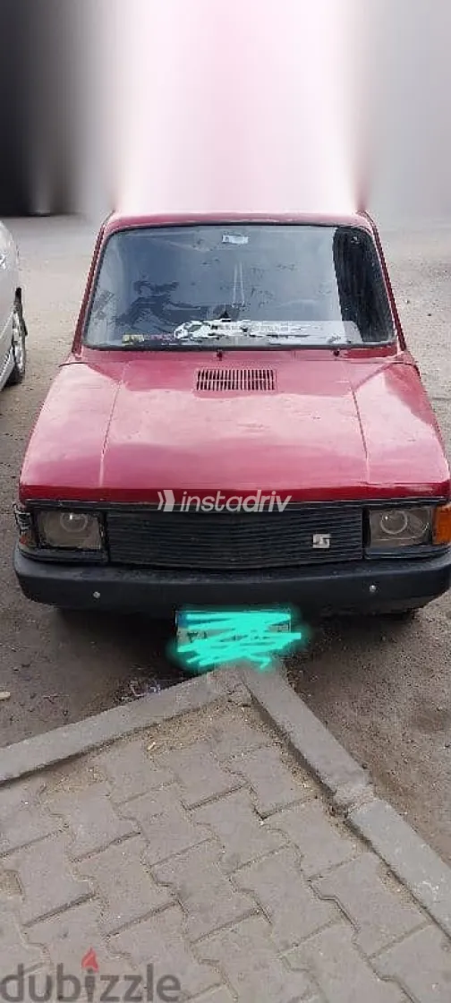 فيات 127 1990 أحمر مستعملة للبيع - 3