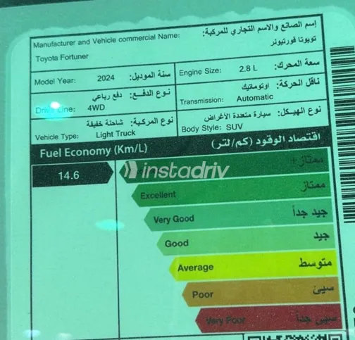 تويوتا فورتشنر 2024 أبيض مستعملة للبيع - 2