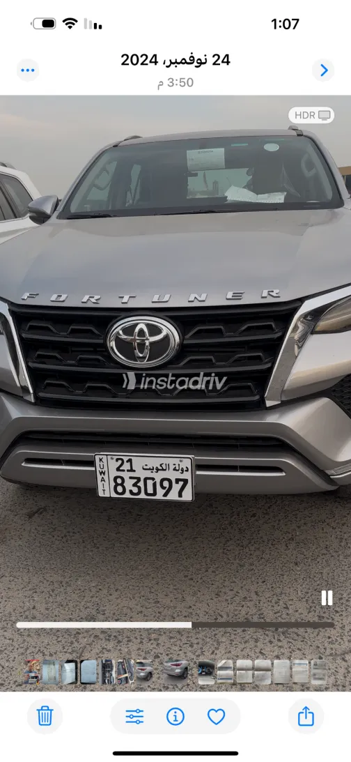 تويوتا فورتشنر 2024 أبيض مستعملة للبيع - 3