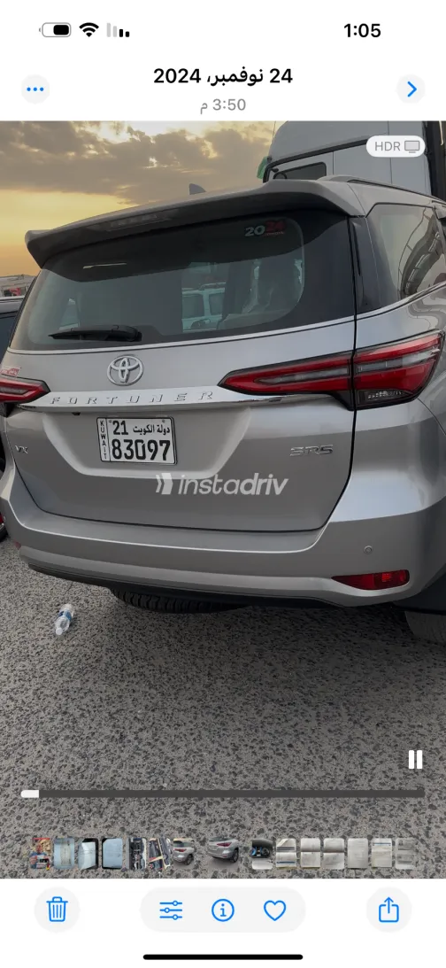 تويوتا فورتشنر 2024 أبيض مستعملة للبيع - 9