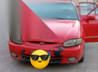 هيونداي اكسنت 2005 أحمر مستعملة للبيع