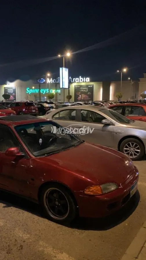 هوندا سيفك 1993 أحمر مستعملة للبيع - 4