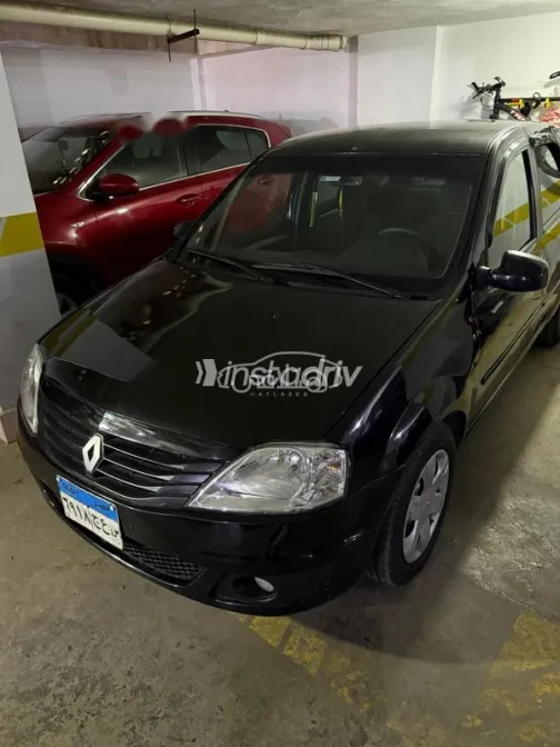 رينو لوجان 2010 أسود مستعملة للبيع - 1