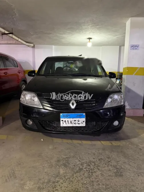 رينو لوجان 2010 أسود مستعملة للبيع - 5