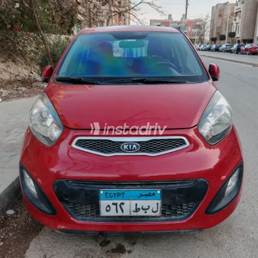 كيا بيكانتو 2012 أبيض مستعملة للبيع - 1