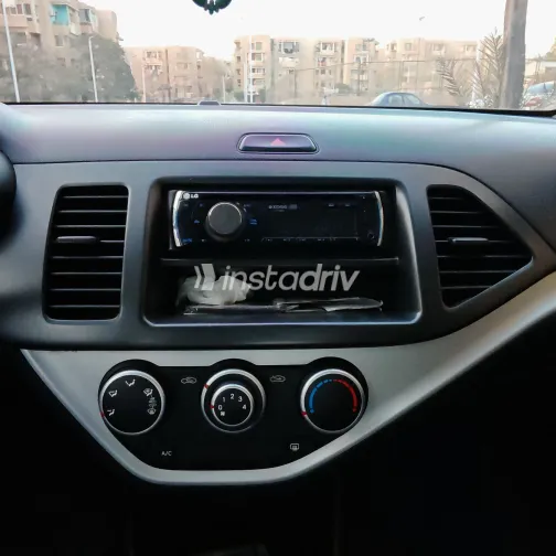 كيا بيكانتو 2012 أبيض مستعملة للبيع - 2