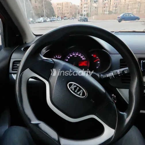 كيا بيكانتو 2012 أبيض مستعملة للبيع - 3