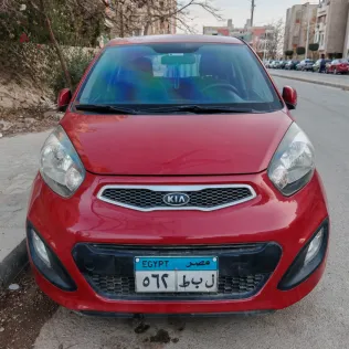 كيا بيكانتو 2012 أبيض مستعملة للبيع