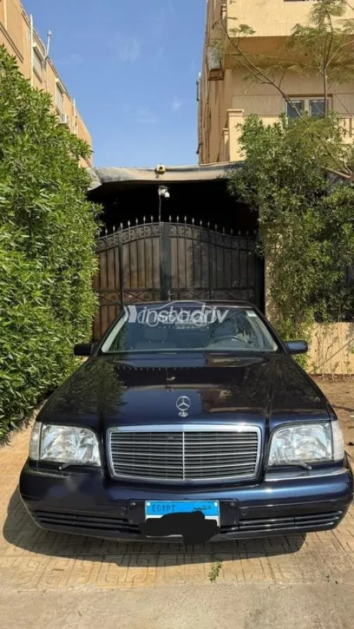 مرسيدس S 500 1996 أزرق غامق مستعملة للبيع - 3
