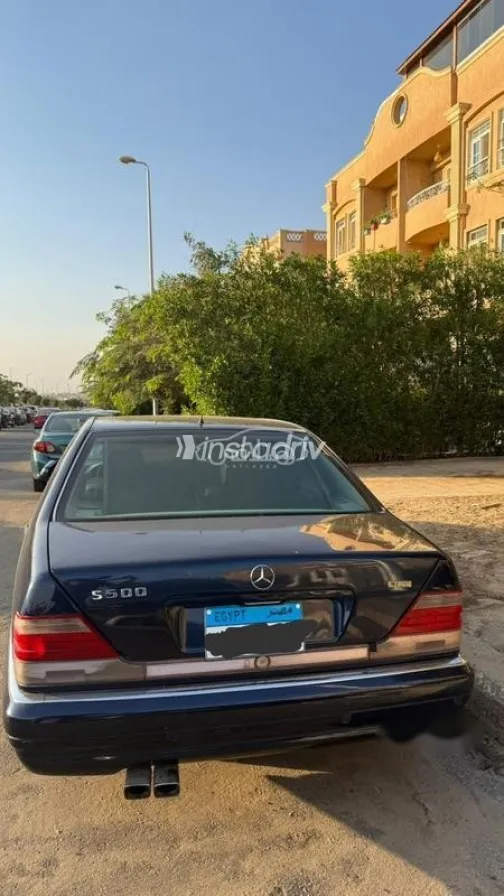 مرسيدس S 500 1996 أزرق غامق مستعملة للبيع - 4