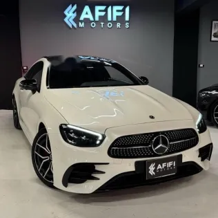 مرسيدس E 200 2021 أبيض مستعملة للبيع