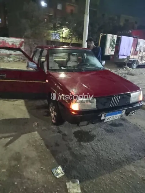 فيات ريجاتا 1987 أحمر مستعملة للبيع - 1