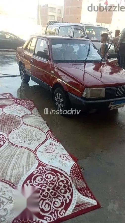 فيات ريجاتا 1987 أحمر مستعملة للبيع - 2