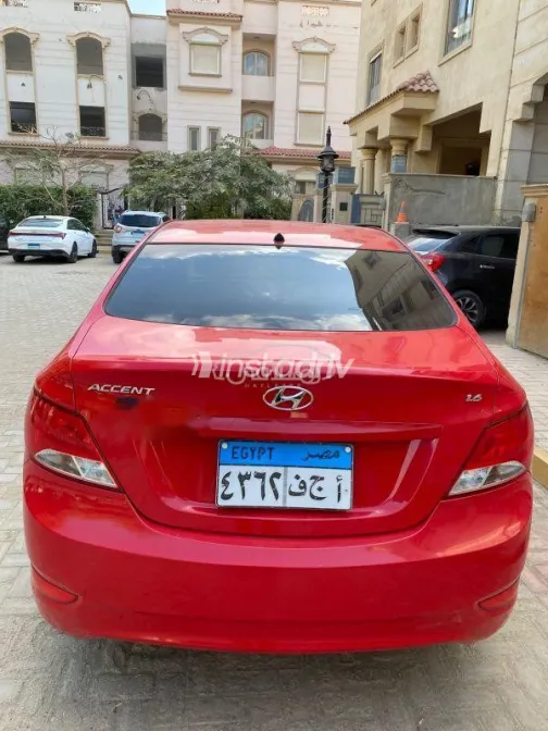 هيونداي اكسنت RB 2022 أحمر مستعملة للبيع - 6