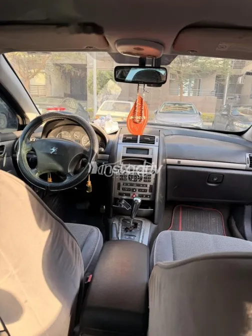 بيجو 407 2008 أسود مستعملة للبيع - 3