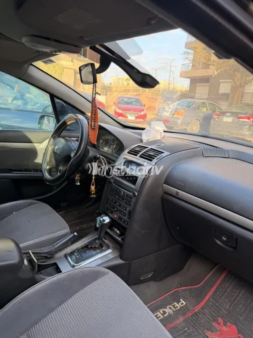 بيجو 407 2008 أسود مستعملة للبيع - 4