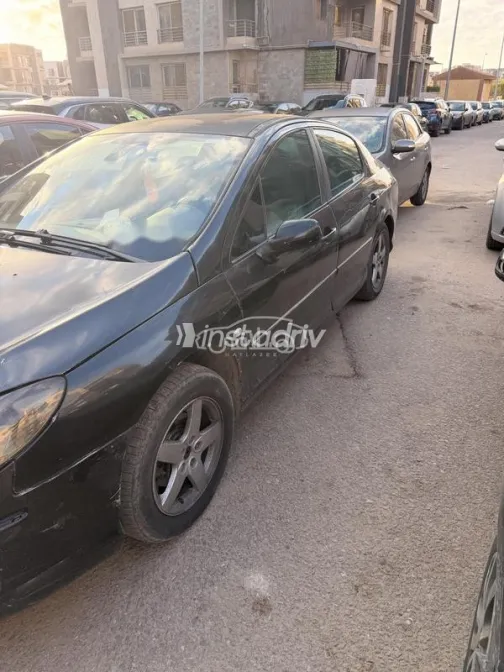بيجو 407 2008 أسود مستعملة للبيع - 6