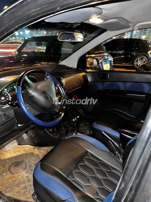 هيونداي جيتز 2007 أسود مستعملة للبيع - 2