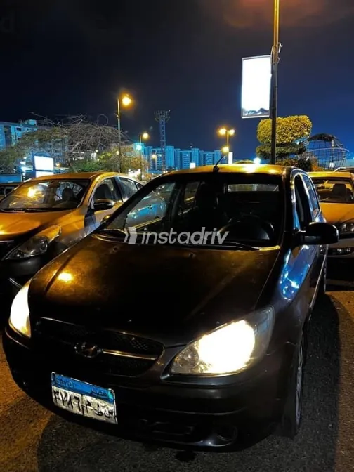 هيونداي جيتز 2007 أسود مستعملة للبيع - 7