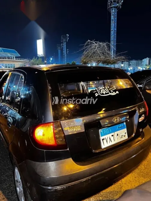 هيونداي جيتز 2007 أسود مستعملة للبيع - 8