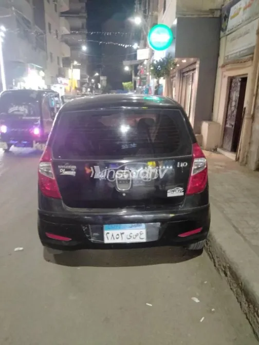 هيونداي I10 2012 أسود مستعملة للبيع - 2