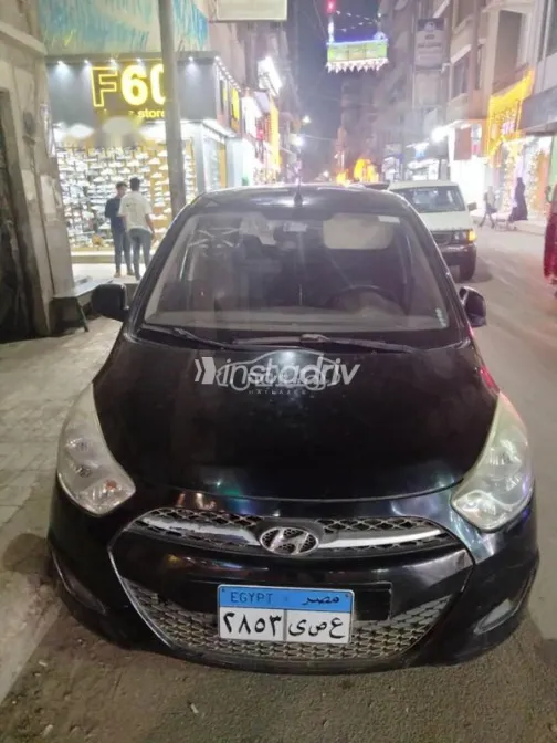 هيونداي I10 2012 أسود مستعملة للبيع - 3