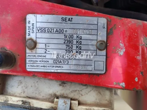 سيات ابيزا 1991 أحمر مستعملة للبيع - 3