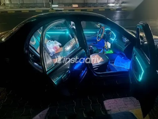 شيفروليه لانوس 2011 أسود مستعملة للبيع - 8