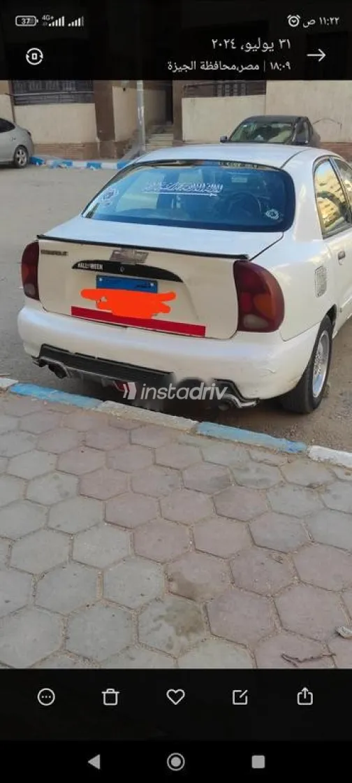 شيفروليه لانوس 2010 أبيض مستعملة للبيع - 3