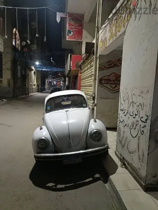 فولكس فاغن بيتل 1968 أبيض مستعملة للبيع