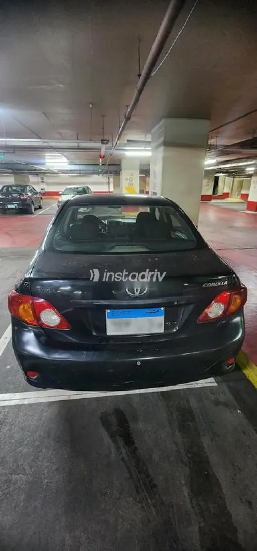 تويوتا كورولا 2009 أسود مستعملة للبيع - 2