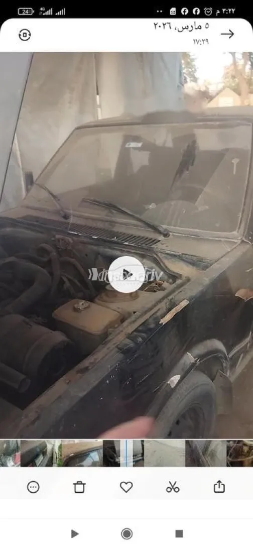 فيات شاهين 1999 أسود مستعملة للبيع - 7