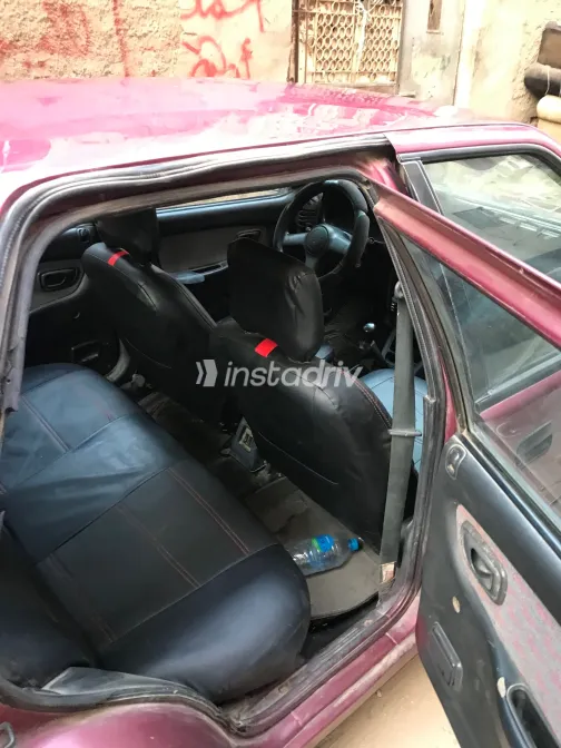 هيونداي اكسيل 1996 أبيض مستعملة للبيع - 3