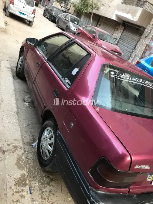 هيونداي اكسيل 1996 أبيض مستعملة للبيع - 7