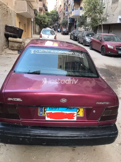 هيونداي اكسيل 1996 أبيض مستعملة للبيع - 10