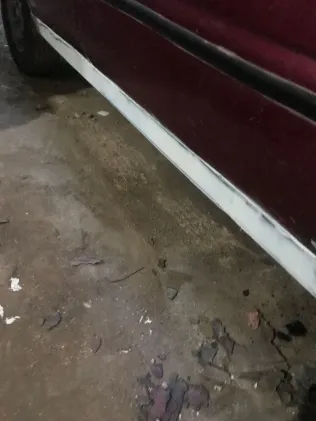 هيونداي اكسيل 1996 أبيض مستعملة للبيع