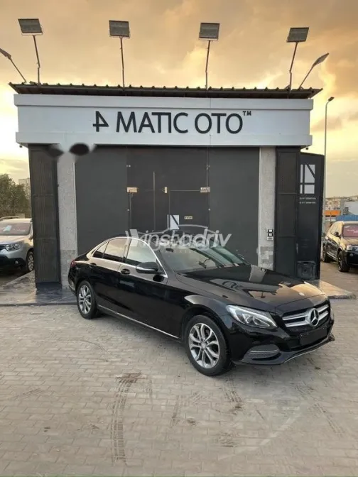 مرسيدس C 180 2015 أسود مستعملة للبيع - 2