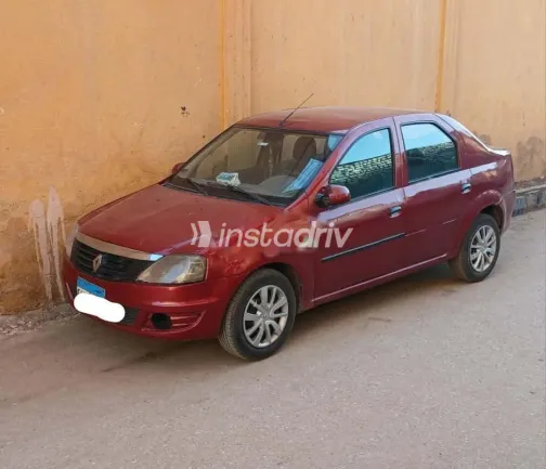 رينو لوجان 2010 أحمر غامق مستعملة للبيع - 1