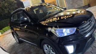 هيونداي كريتا 2017 أسود مستعملة للبيع