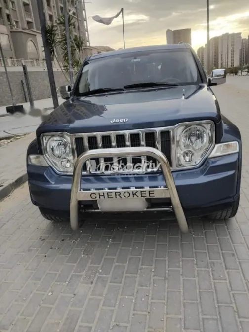 جيب شيروكي 2009 رمادي مستعملة للبيع - 5