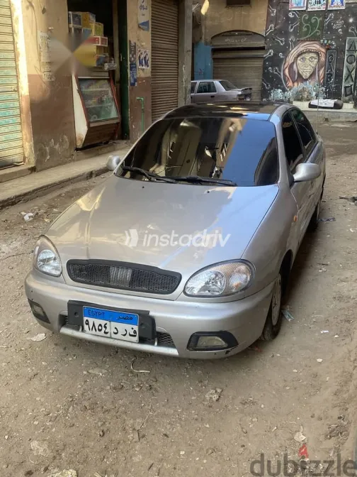 دايو لانوس 2006 فضي مستعملة للبيع - 4