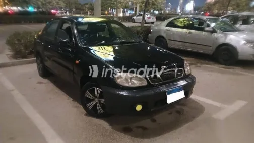 دايو لانوس 2002 أسود مستعملة للبيع - 7