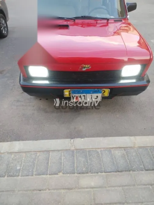فيات 128 1991 أحمر مستعملة للبيع - 1
