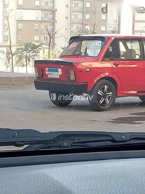 فيات 128 1991 أحمر مستعملة للبيع - 2