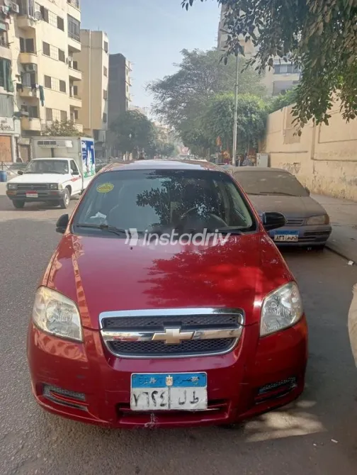 شيفروليه افيو 2007 أحمر غامق مستعملة للبيع - 1