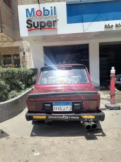 فيات 128 1985 أحمر مستعملة للبيع - 6